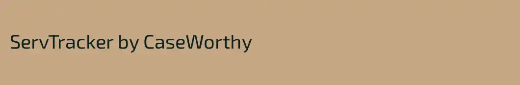 ServTracker by CaseWorthy